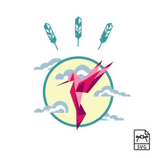 Векторная иллюстрация Колибри